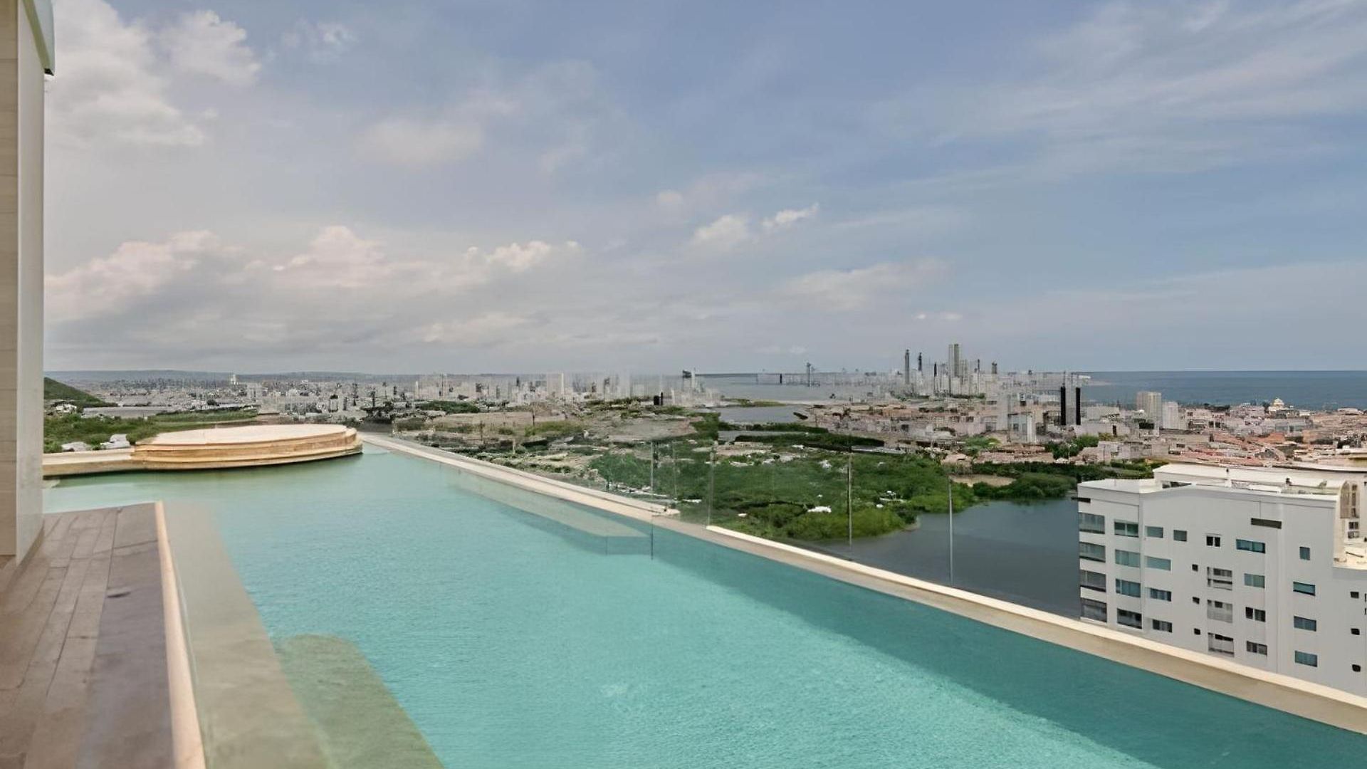 New Panoramic View, Infinite Pool/historic Center Apartamento Cartagena