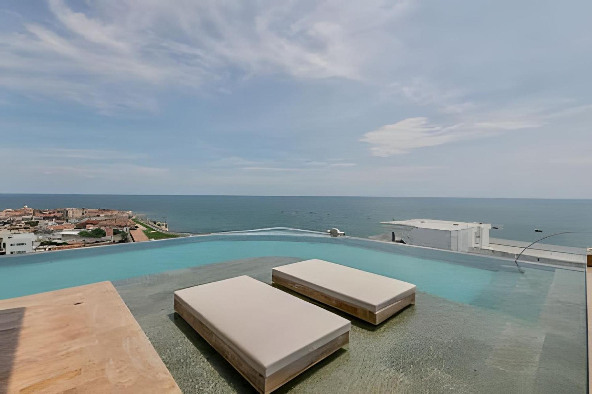 New Panoramic View, Infinite Pool/historic Center Apartamento Cartagena